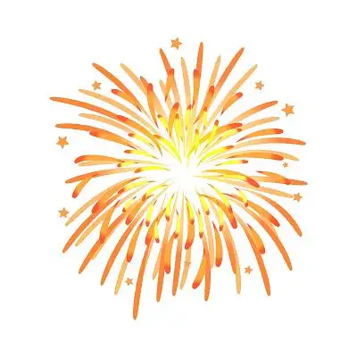 炫彩烟花五彩缤纷节日庆祝热闹喜庆png素材