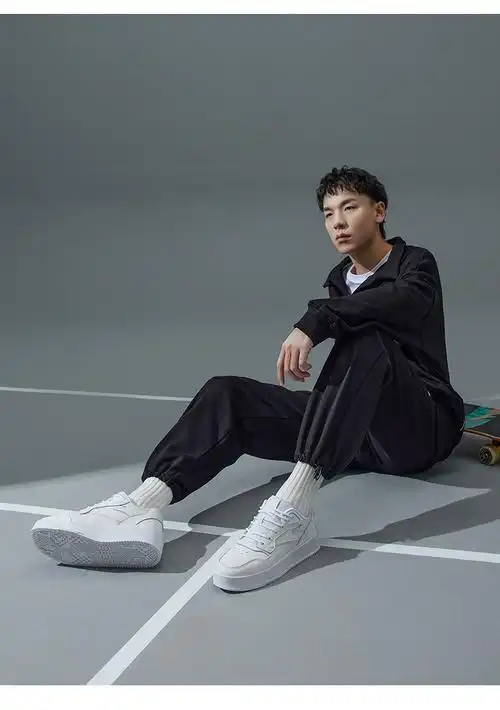 【王一博同款】安踏板鞋男鞋夏季新款男运动休闲厚底小白鞋韩版潮流