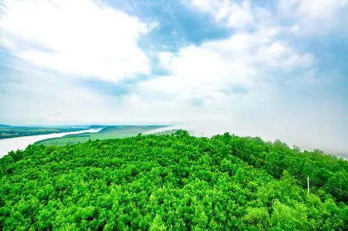 黑龙江最美的一段风景青山碧水蓝天净土宛如金庸的武侠世界