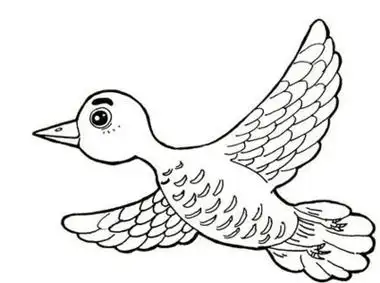 画法动物简笔画大雁简笔画动物简笔画飞翔的大雁简笔画图片 天鹅动物