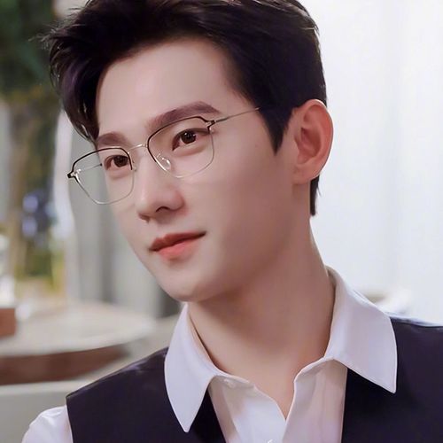 杨洋于途同款眼镜防蓝光商务时尚金丝边超轻半框近视男可配度数潮