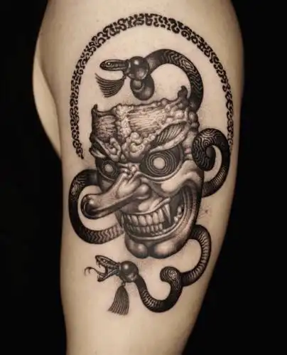 天狗纹身武士道的法则