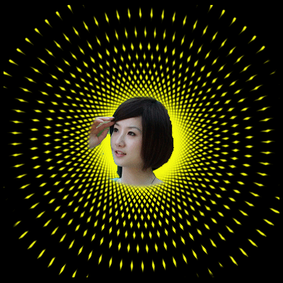 请问下面的动态图如何用ps做出来?谢谢!