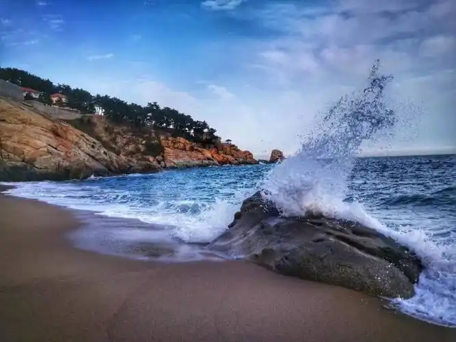 图丨仰口海水浴场 摄影丨薄闲阳