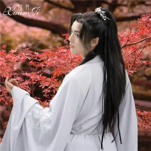 嫙笄原创手工男士束发古代男子配饰汉服头饰发饰