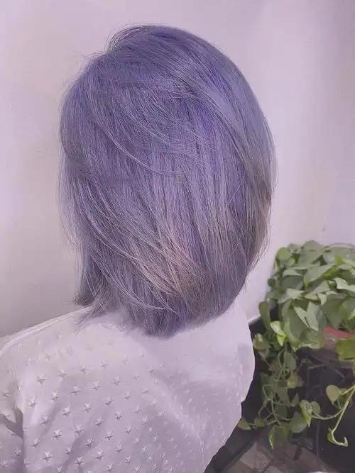 染发发色渐变紫