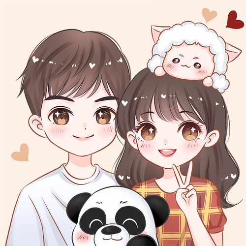 芳居道q版手绘头像画卡通真人照片动漫人像漫画头像定制情侣画像约稿