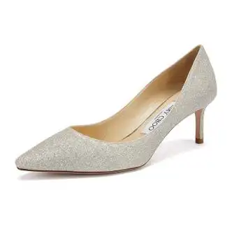 周仰杰jimmychoo女士冰白金色高跟鞋romy60dgz010platinumicemice