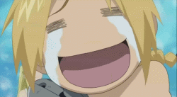 求一张图片,男的,笑着哭的图片,就像苦笑的样子(要动漫的)有系列的话