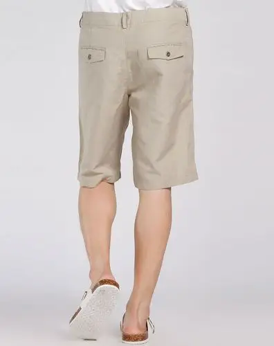 asobio-男士专场卡其色休闲短裤