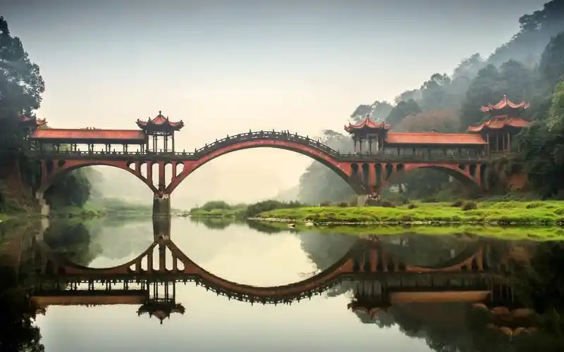 小桥流水人家的美景