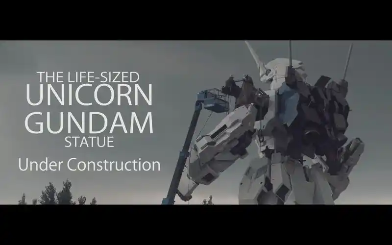 【4k】台场独角兽高达立像 完全延时摄影