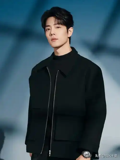 肖战真力时品牌代言人##肖战花灰色西装写真##肖战