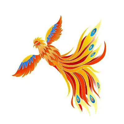 国潮凤凰素材-国潮凤凰元素图片下载-觅知网