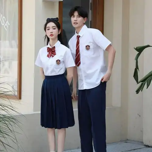 毕业班服套装合唱诗歌朗诵比赛演出服校服英伦学院风高中初中学生