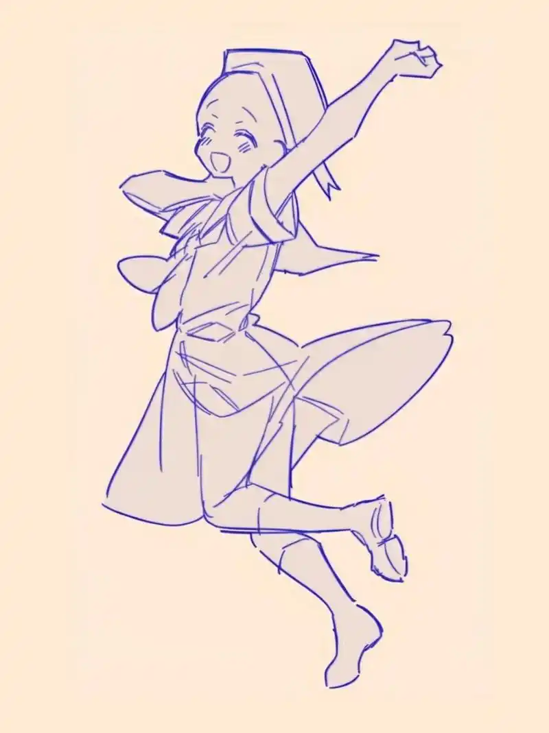 绘画素材|画oc服设必备‼️单人立绘模板! 喜欢的宝吱吱抱走呀～