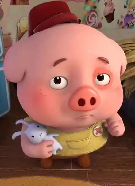 搞笑动漫:小猪猪不想吃饭,只想哭!这样子也太可爱了啊