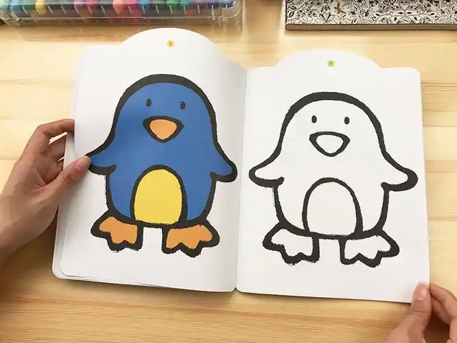 儿童入门画画本0123岁4宝宝幼儿涂色书绘画填色绘本图画册玩具03岁玩