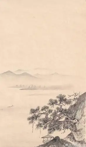 林间静听 · 几幅小稿山水 @水墨画家一青