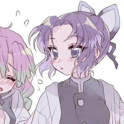 闺蜜头像鬼灭之刃(蝴蝶忍×甘露寺蜜璃) - 高清图片,堆糖,美图壁纸