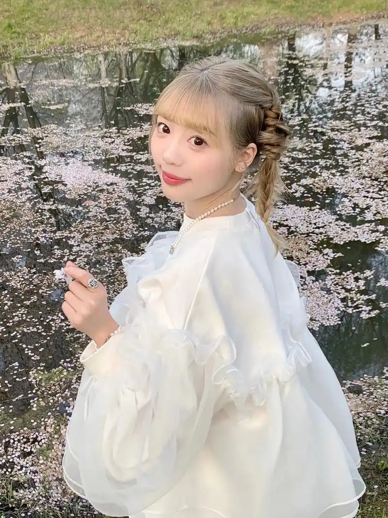 穿成一颗宝宝去看吉野白樱 #樱花妹 #日系女孩 #甜美女孩 - 抖音