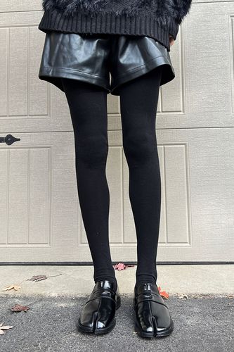 两指二指包邮国产纯色纯黑分趾棉连裤袜棉袜打底连裤袜