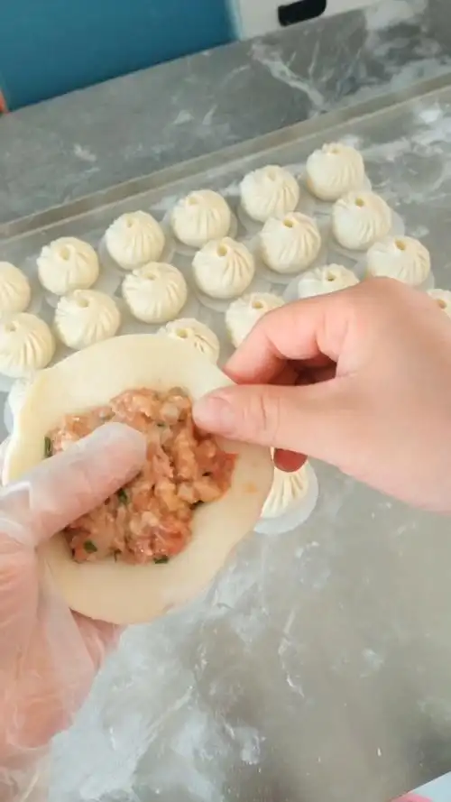 包子捏褶子  #包包子手法  #包子又是一个周末,撸包子.