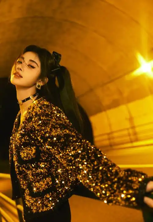 鞠婧祎双马尾辣妹##鞠婧祎甜酷辣妹妆