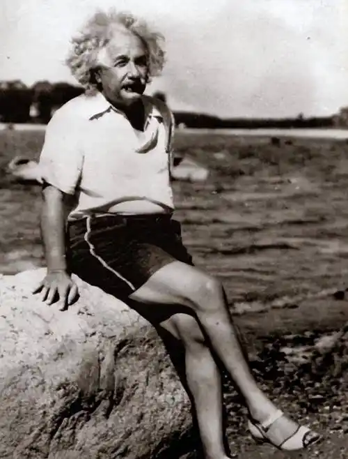 国内用的各种版本的教材之中,科学家,文学家和艺术家的照片不少,但都