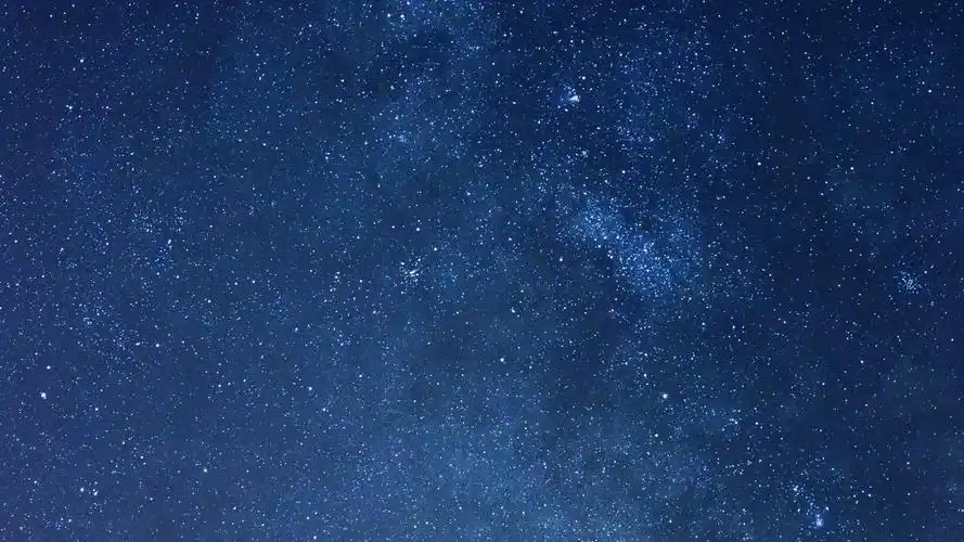 夜晚的灿烂星空高清桌面壁纸