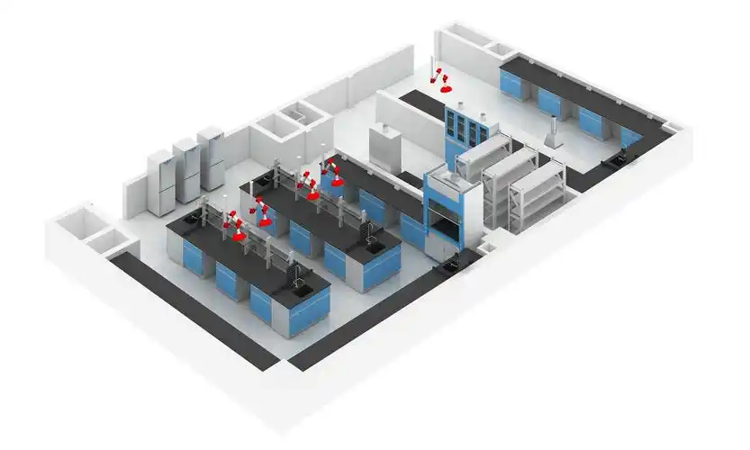 效果图-实验室效果图-江苏禹安实验设备有限公司