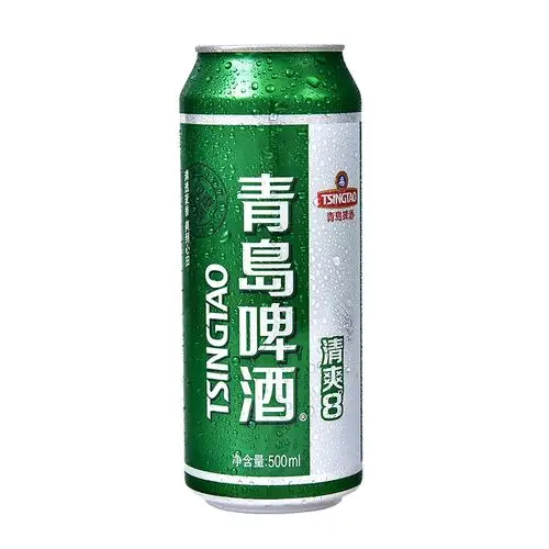 青岛啤酒(tsingtao)清爽8度500ml*24听 整箱装