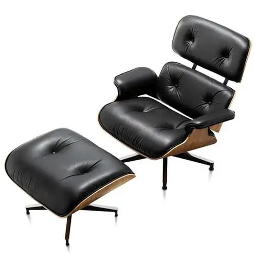 伊姆斯单人沙发午休躺椅设计师阳台休闲椅可定皮定色厂家直销