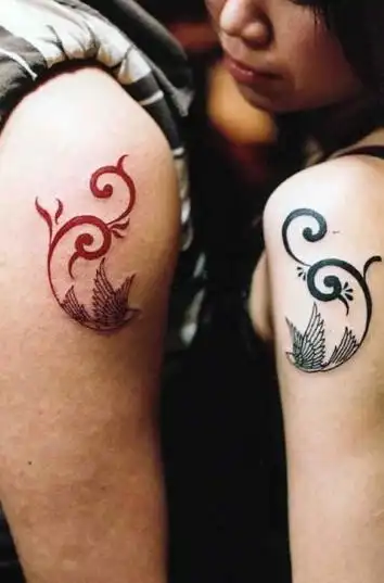 至死不渝的情侣手臂纹身图案大全分享