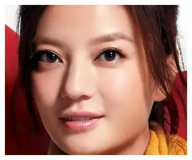 赵薇的五官分布和具体形态比较大气,标志性的大眼睛比较符合中国的