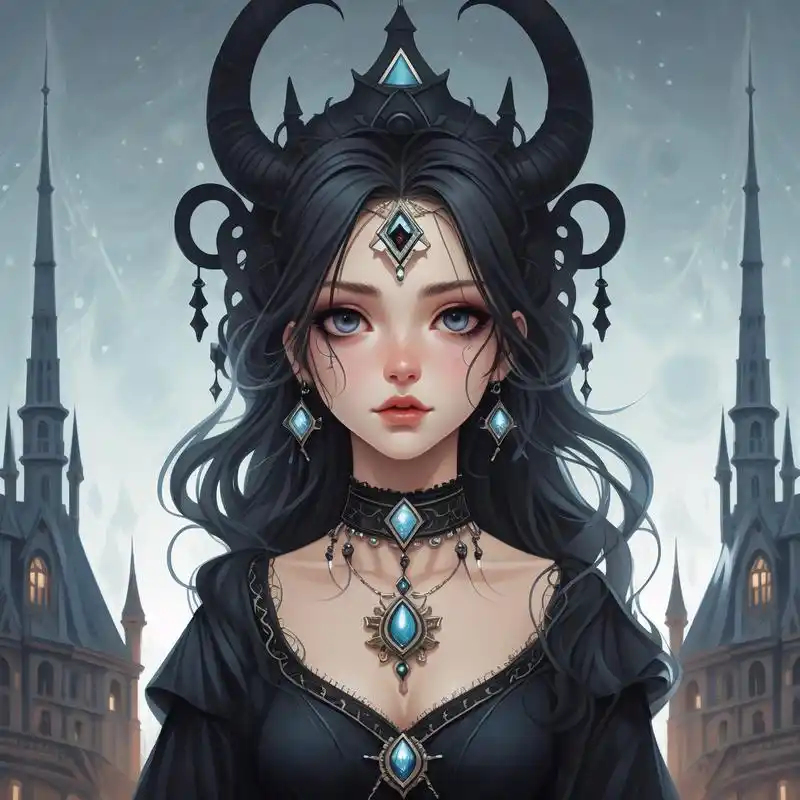 水瓶座高冷头像95|哥特风格展现独特魅力78