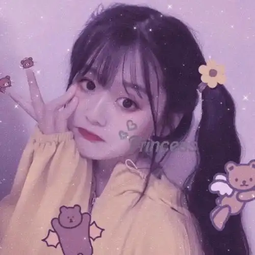 仙气·少女心·女生头像:星星不亮了,月亮为你点亮!