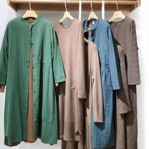 江南布衣21秋休闲棉麻大码女装素言熙然索思品牌折扣尾货走份批发