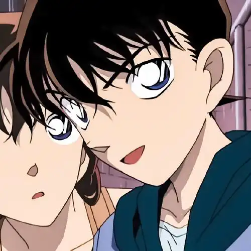 毛利兰与工藤新一的情头来了,我们新兰就是最配的小情侣#集小兰##二