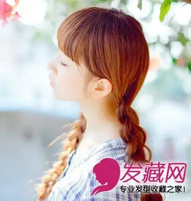 小清新田园系双马尾辫发型 双马尾这样扎最好看(5)