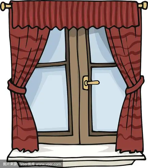 手绘卡通窗口