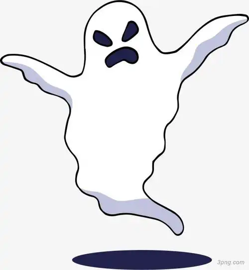 万圣节恐怖的幽灵png素材透明免抠图片节日元素