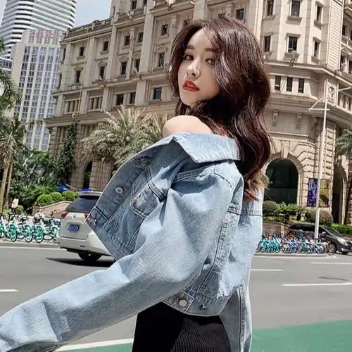 早春秋牛仔外套女2022年新款网红小个子短款上衣搭配裙子薄款夹克