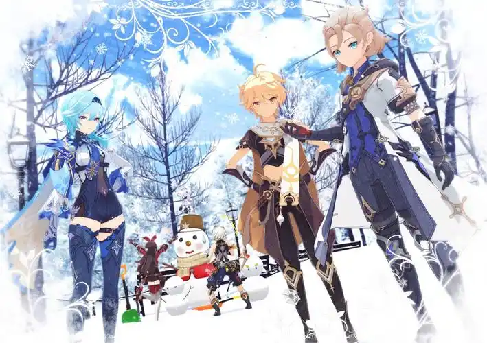 原神mmd阿鲁贝德埃尔尔雅等各种各样的人