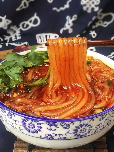 德庄(morals village)米面制品 重庆酸辣粉专用手工红薯粉条红薯宽