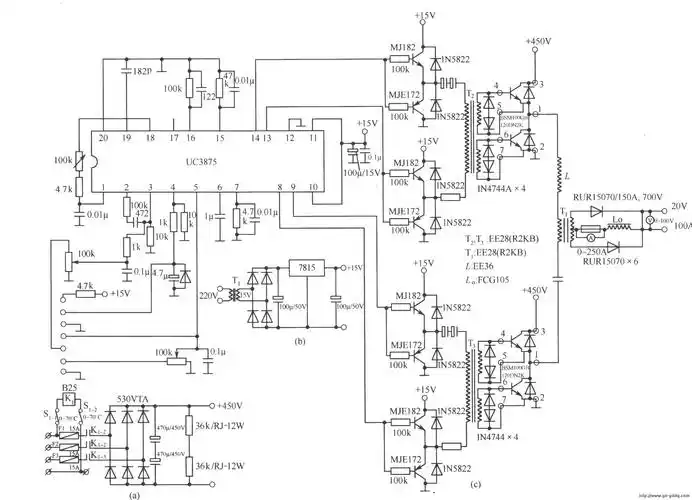 2千瓦全桥软开关直流稳压电源电路