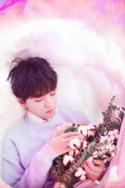 王俊凯粉色系壁纸,送给每一个小螃蟹的女生节礼物!