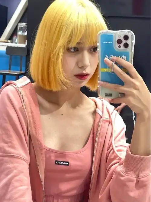 男孩子都喜欢染黄头发的妹妹99是吧?