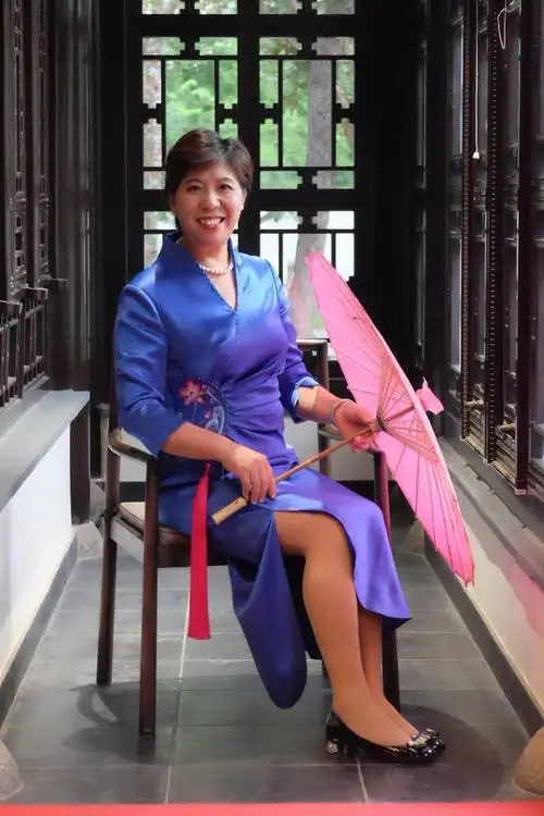 中日南园旗袍秀个人风采