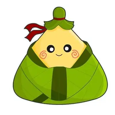 端午节端午卡通粽子可爱粽叶